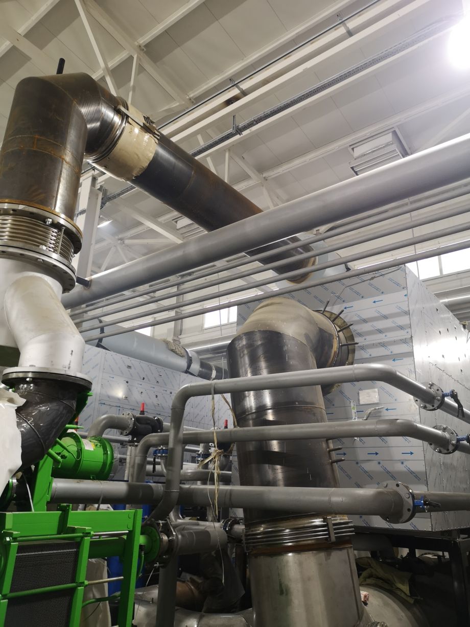 overview of the balance of plant without insulation