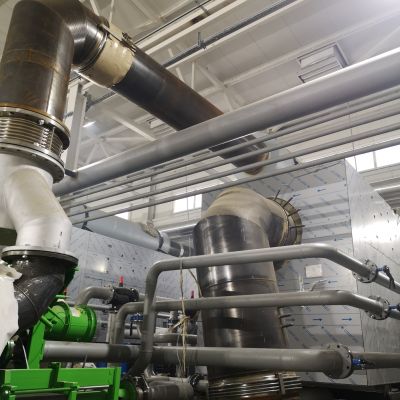 overview of the balance of plant without insulation