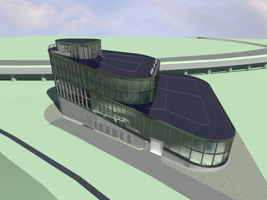 3D drawing of the building
