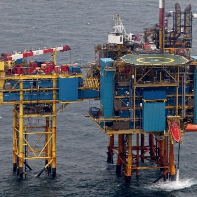 an overview of the offshore platform where the project was executed to change the SCR system