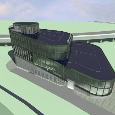 3D drawing of the building